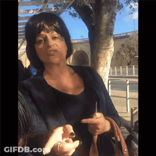 Malta Woman Argues GIF