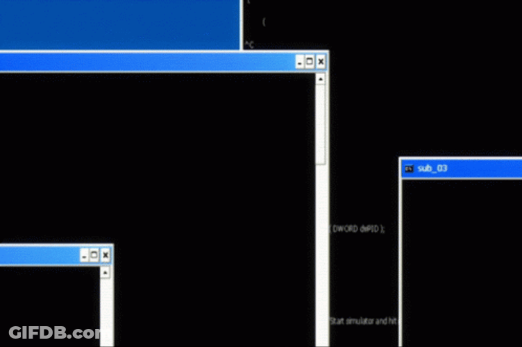 Malware Analysis Hacker Screen GIF