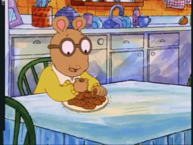 Mama May I Have Cookie Arthur Eating GIF