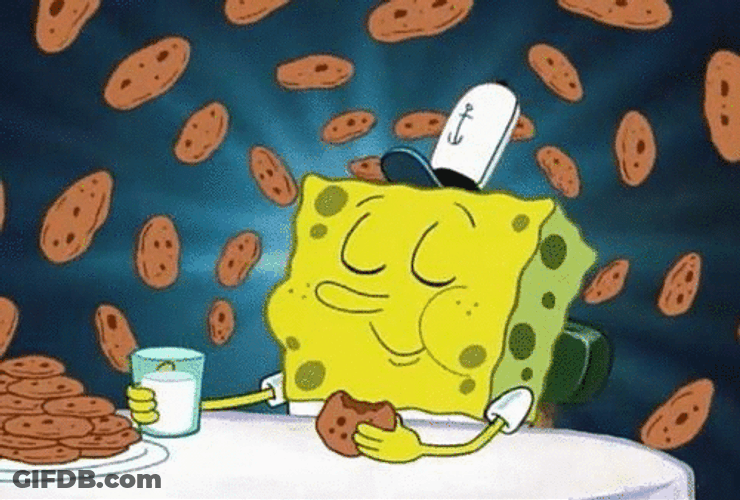Mama May I Have Cookie SpongeBob Eating GIF