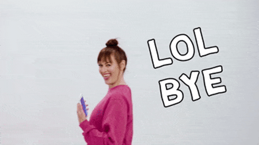 Mamrie Hart Lol Bye GIF