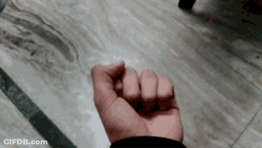 Man 2 Finger Sign GIF