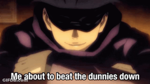 Man About To Beat The Dunnies GIF