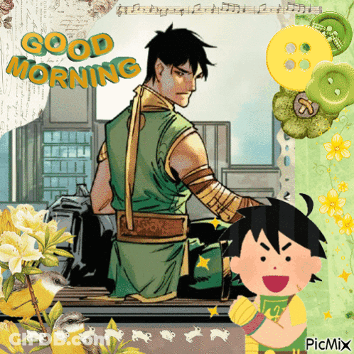 Man And Boy Good Morning GIF