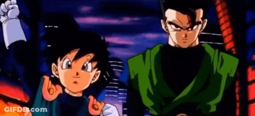 Man And Child Standing Together Cartoon GIF