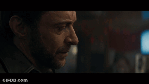 Man And Deadpool Saying Hi Peanut GIF