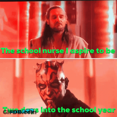 Man And Demon With School Nurse Aspiration GIF