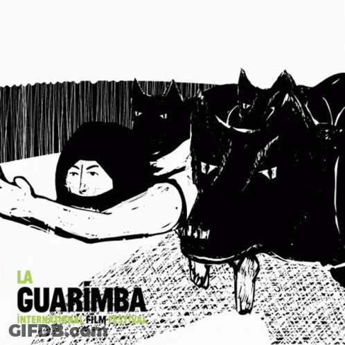 Man And Dog Black And White La Guarimba International Film Festival GIF