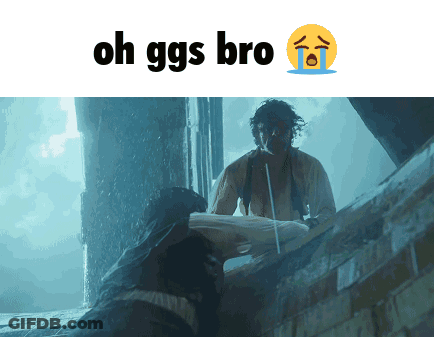 Man And Dog Saying Oh Ggs Bro GIF