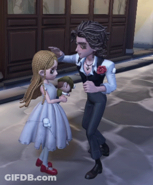 Man And Girl Dancing On Sidewalk GIF