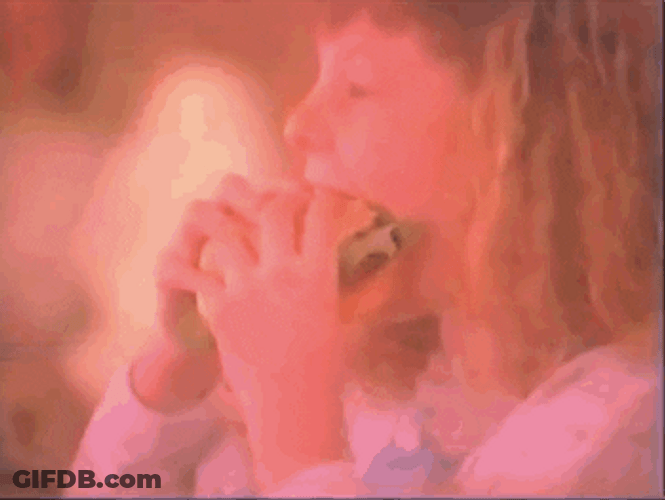 Man And Girl Eating Burger GIF
