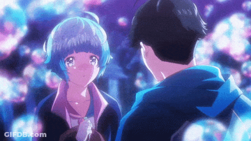 Man And Girl Looking At Each Other GIF