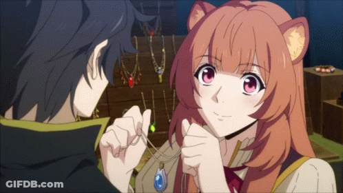 Man And Girl Looking At Necklace GIF