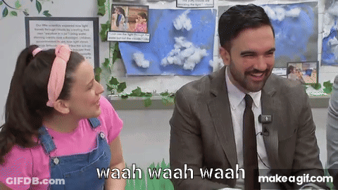Man And Girl Sitting Together Girl Saying Waah Waah Waah GIF