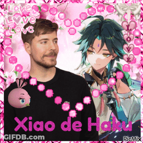 Man And Girl With Xiao De Haiku GIF