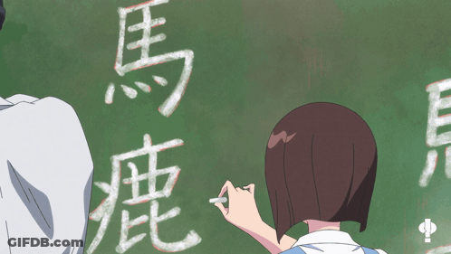 Man And Girl Writing Please Know How Deeply I Hate You GIF