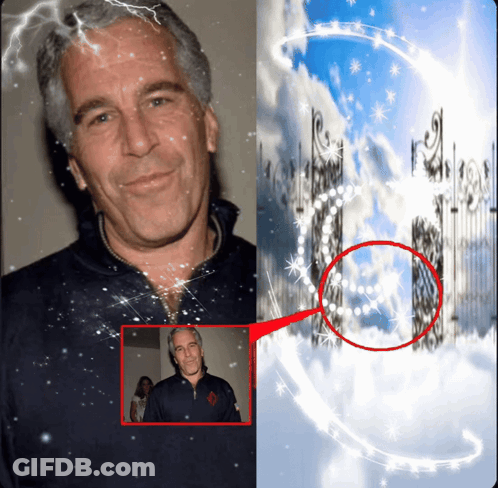 Man And Heavenly Gate GIF