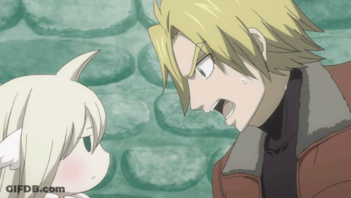 Man And Little Girl Looking At Each Other GIF