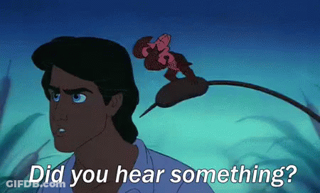 Man And Monkey Did You Hear Something GIF