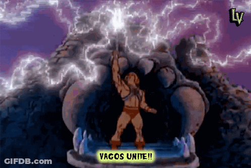 Man And Monster Vagos Unite Yellow GIF