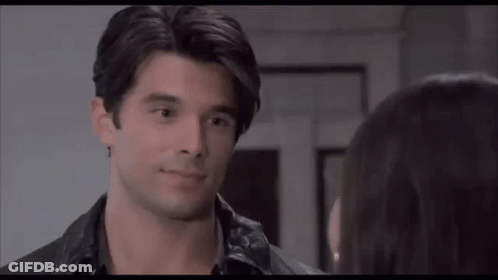 Man And Pregnant Woman Walking Down Stairs GIF