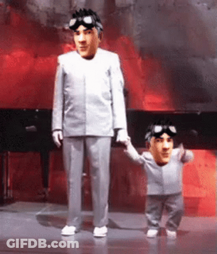 Man And Smaller Man Holding Hands GIF