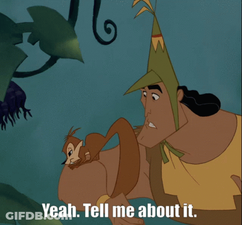 Man And Squirrel Saying Yeah Tell Me About It GIF