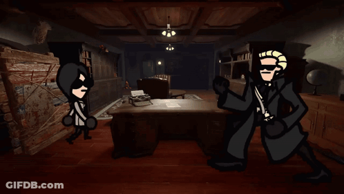 Man And Woman Actual Game Footage GIF