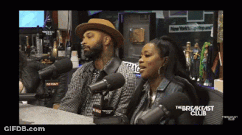 Man And Woman At Microphones Breakfast Club GIF