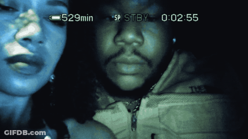 Man And Woman Being Recorded At 529Min GIF