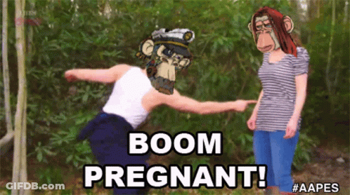 Man And Woman Boxing In Living Room GIF