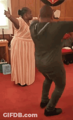 Man And Woman Dancing GIF