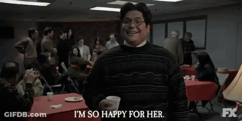 Man And Woman Dancing Among Electronics GIF