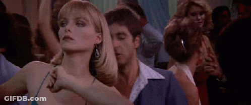 Man And Woman Dancing At Party GIF