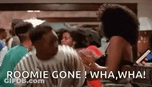 Man And Woman Dancing At Party GIF