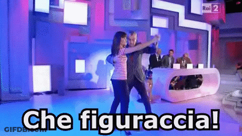 Man And Woman Dancing Che Figuraccia GIF
