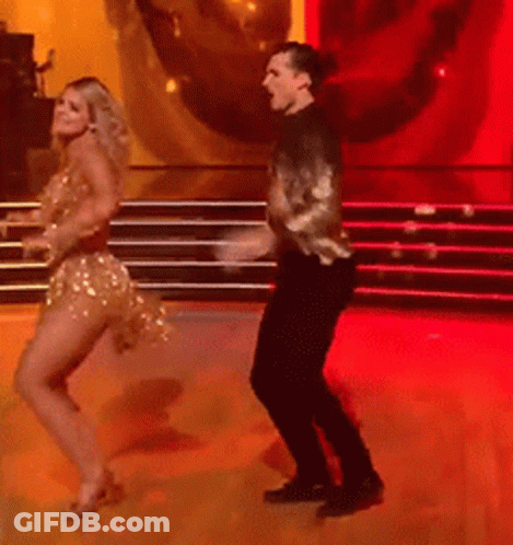 Man And Woman Dancing GIF