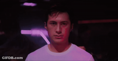 Man And Woman Dancing In Dark Room GIF