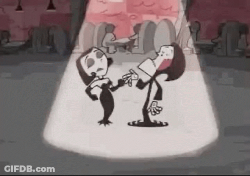 Man And Woman Dancing In Diner GIF