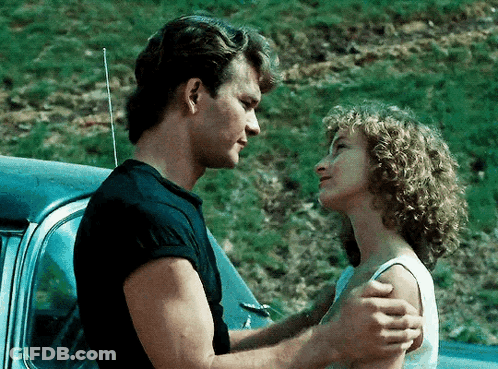 Man And Woman Dancing In Front Of Car GIF