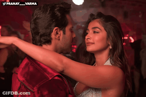 Man And Woman Dancing In Front Of Twitter Header Pranay Varma GIF