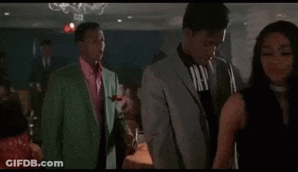 Man And Woman Dancing In Restaurant GIF