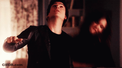 Man And Woman Dancing In Room GIF