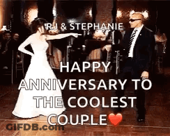 Man And Woman Dancing Man Pointing GIF