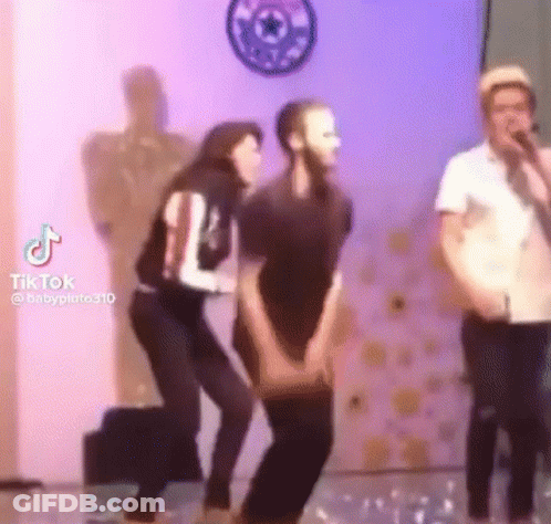 Man And Woman Dancing GIF