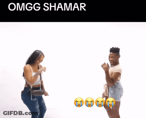 Man And Woman Dancing Omgg Shamar GIF