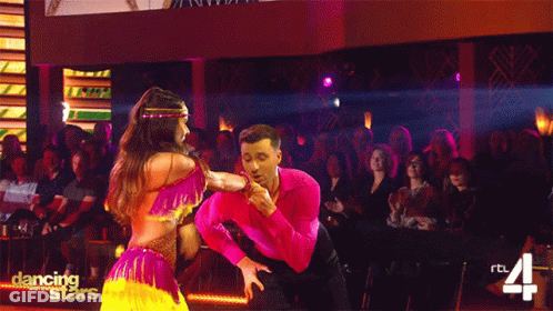 Man And Woman Dancing On Dancing With The Stars RTL 4 GIF