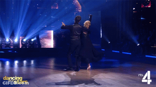 Man And Woman Dancing On Dancing With The Stars RTL GIF