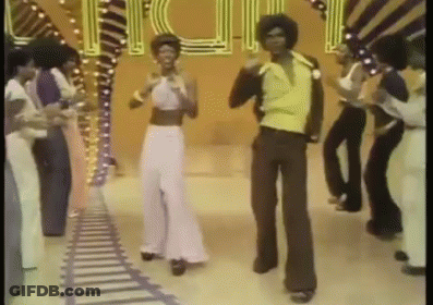 Man And Woman Dancing On Stage GIF