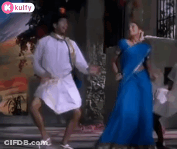 Man And Woman Dancing GIF